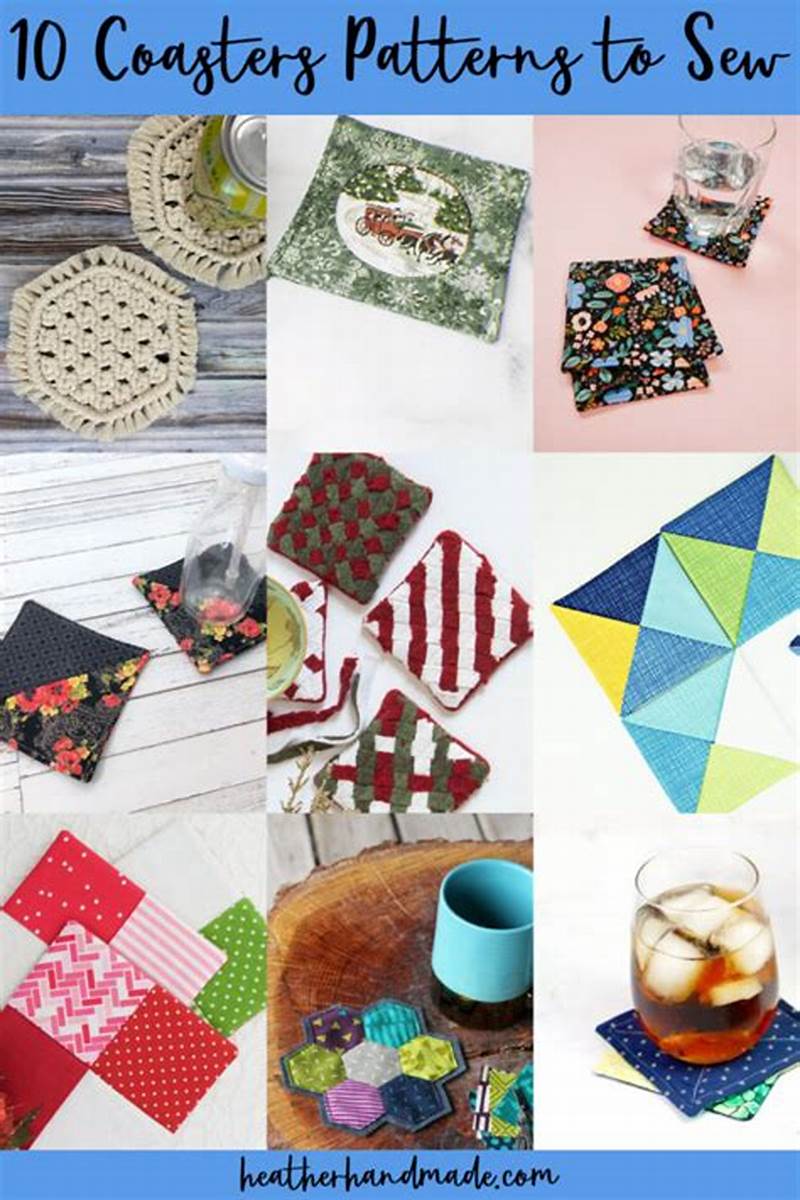 Sewing Coaster Pattern