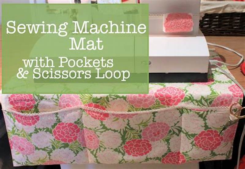 Sewing Machine Pad With Pockets Pattern