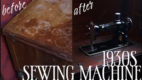 Sewing Machine Repair Before and After