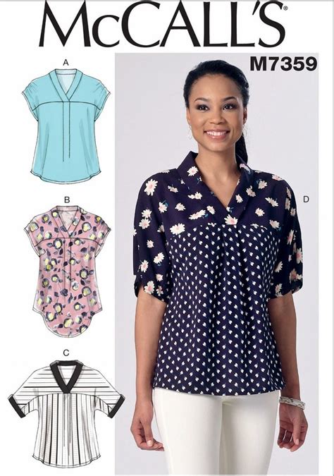 Sewing Patterns For Ladies Tops