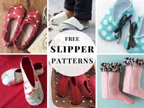 Sewing Patterns For Slippers