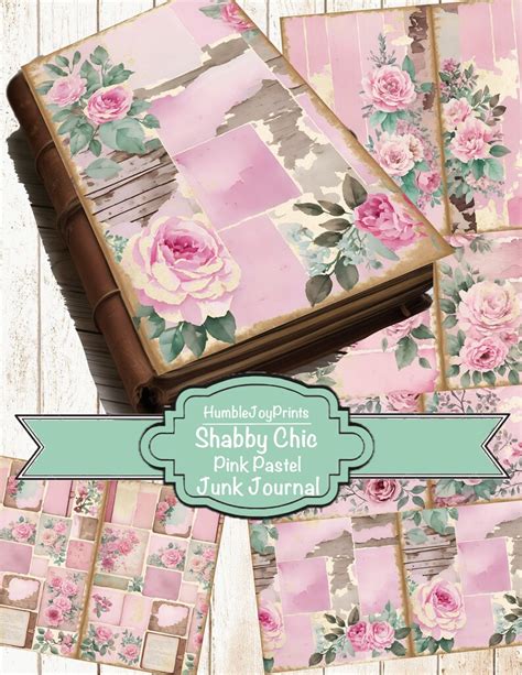 Download Shabby Chic Printable Journal Kit For Cricut