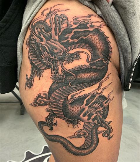 70 Dragon Arm Tattoo Designs For Men Fire Breathing Ink