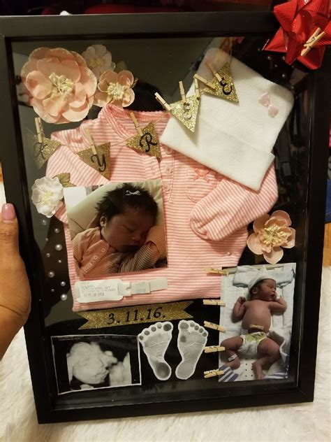 Shadow Box Baby Memorial Ideas