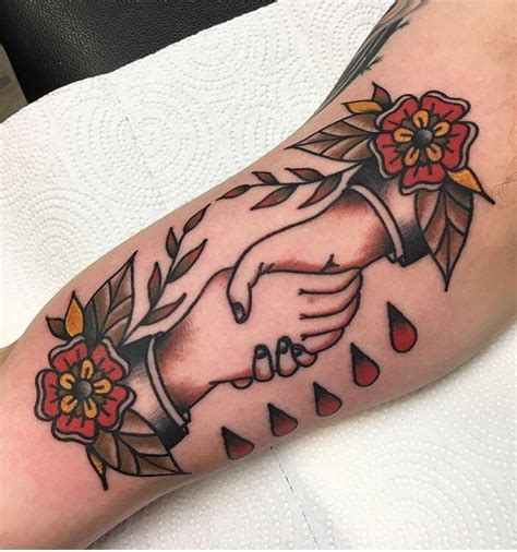 Shake Hands Tattoo