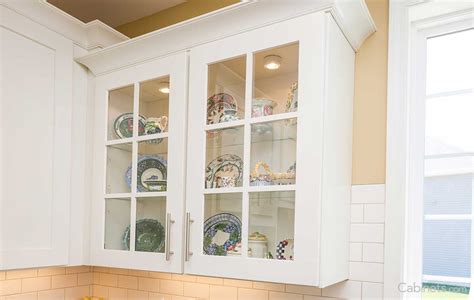 Shaker Style Glass Cabinet Doors