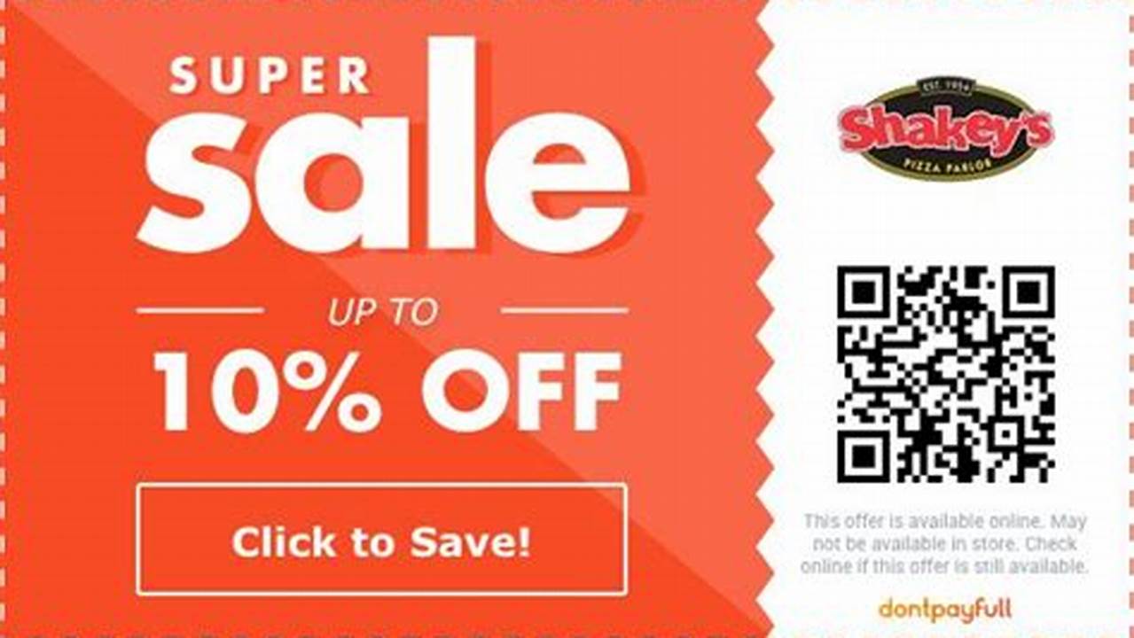 Shakeys Coupon Code 2025