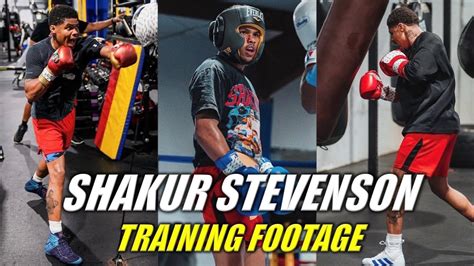 Shakur Stevenson training