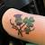 Shamrock And Rose Tattoo