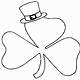Shamrock Coloring Pages Free