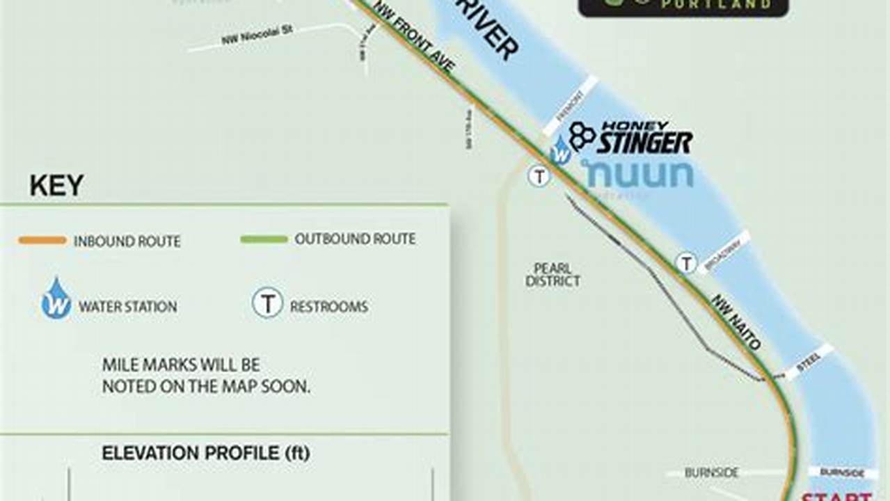 Shamrock Run 2024 Course Map