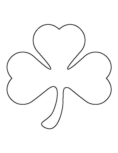 Shamrock Template Download