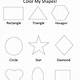 Shape Coloring Pages Printable