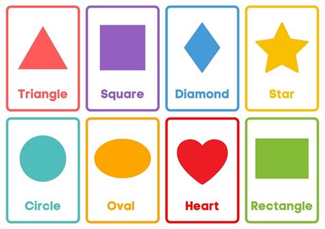 Shape Flash Cards Printable