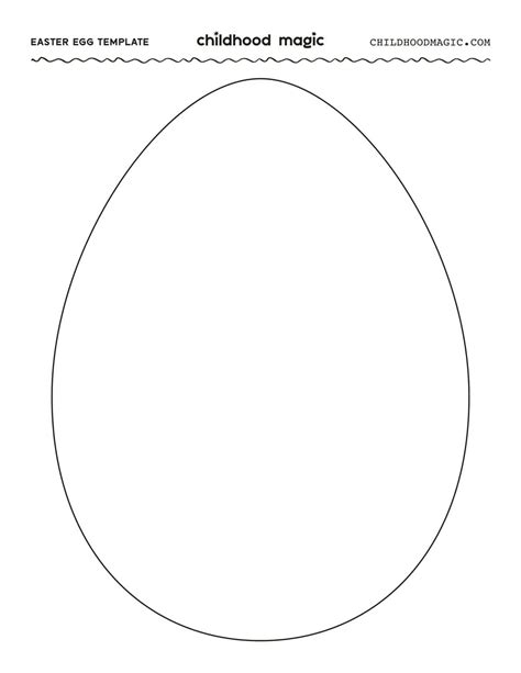 Shape Of Easter Egg