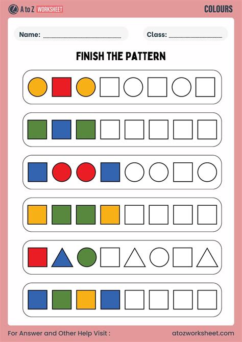 Shapes And Colors Worksheets For Kindergarten Pdf