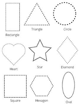 Shapes Cut Out Printable
