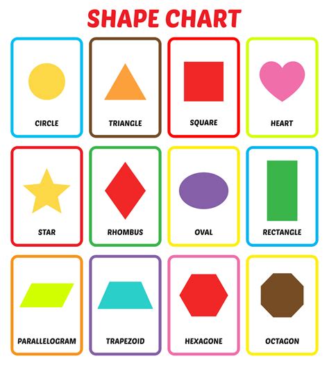 Shapes Flash Cards Printable