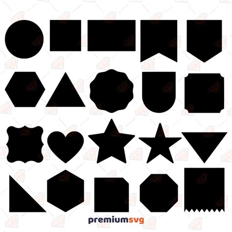 Unleash Your Creativity with the Best Shapes SVG Free Collection