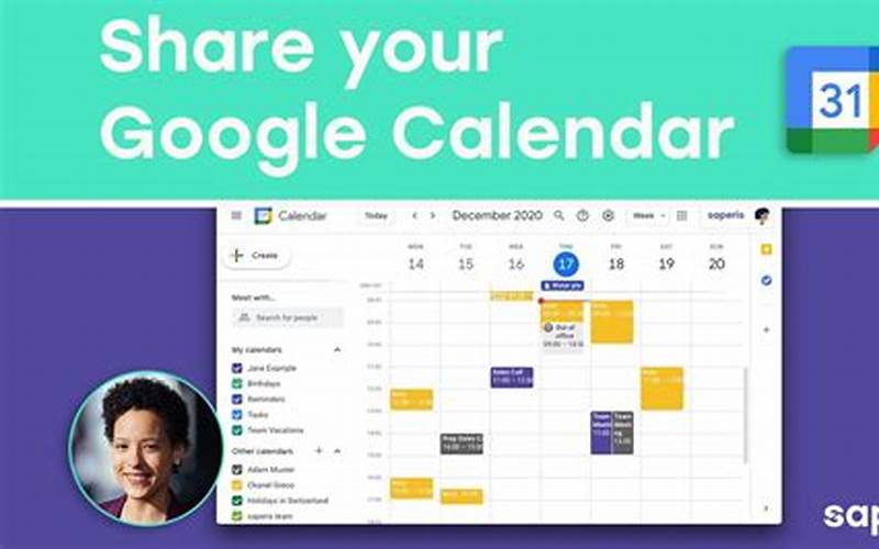 Share With Specific People Google Calendar