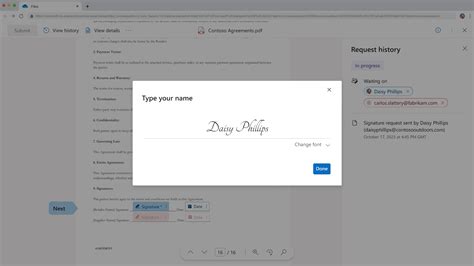 SharePoint esignature