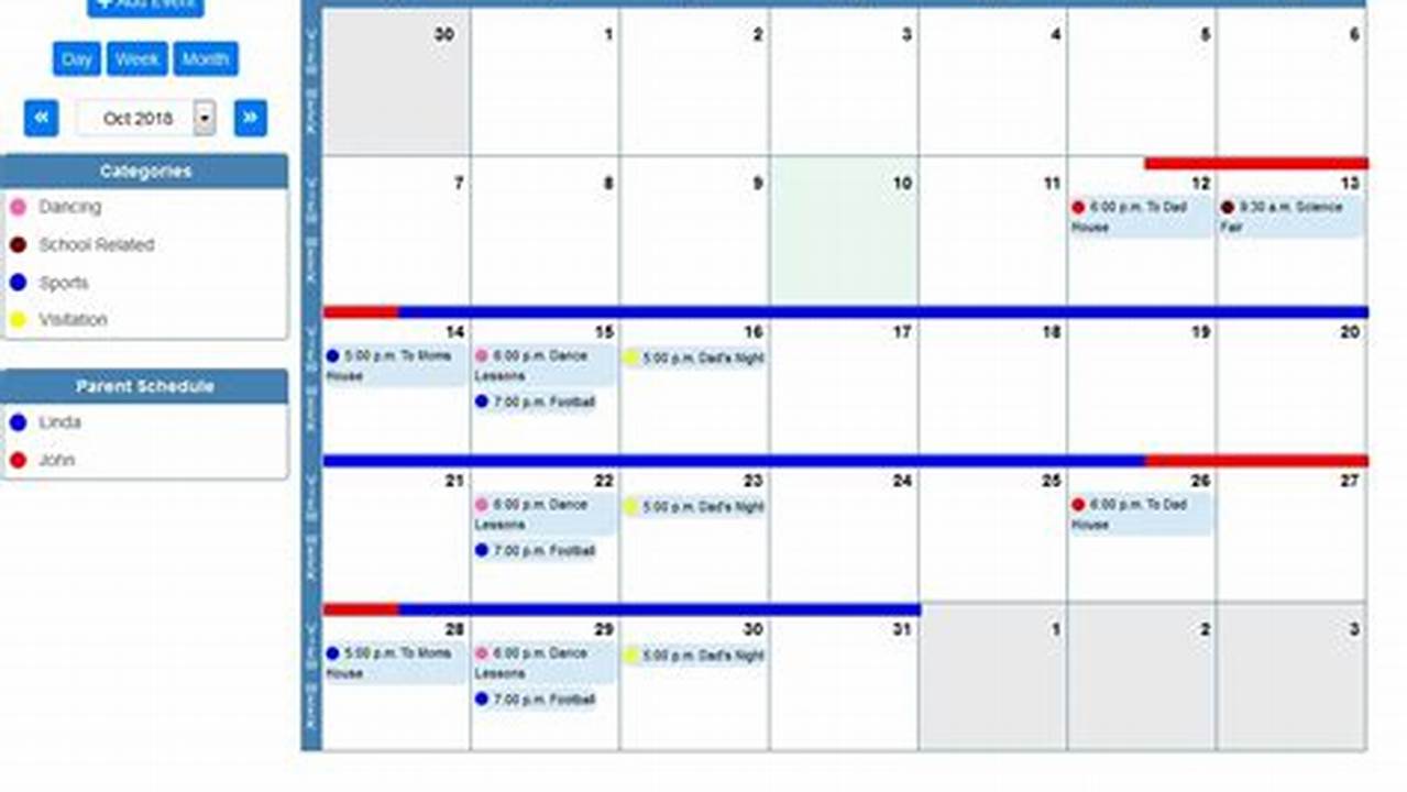Shareable Editable Calendar