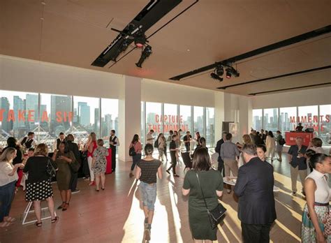 Shared venue space for networking receptions