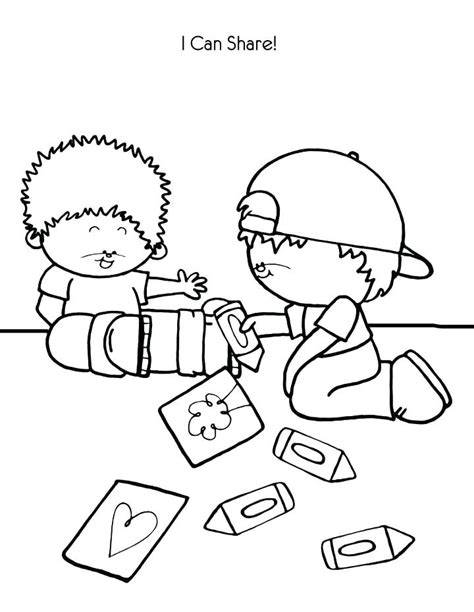 Sharing Coloring Page