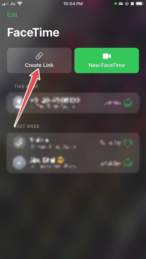 Sharing FaceTime Links via Android