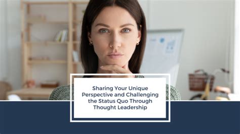 Sharing Your Unique Perspective