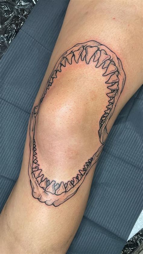 Shark Bite Tattoo