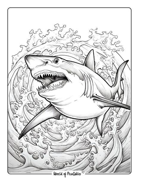 Shark Color Pages