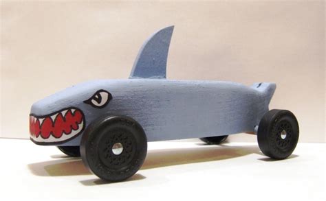 Shark Pinewood Derby Car Template