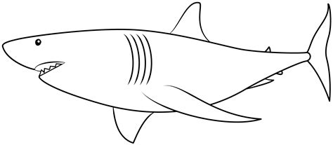 Shark Printable Template