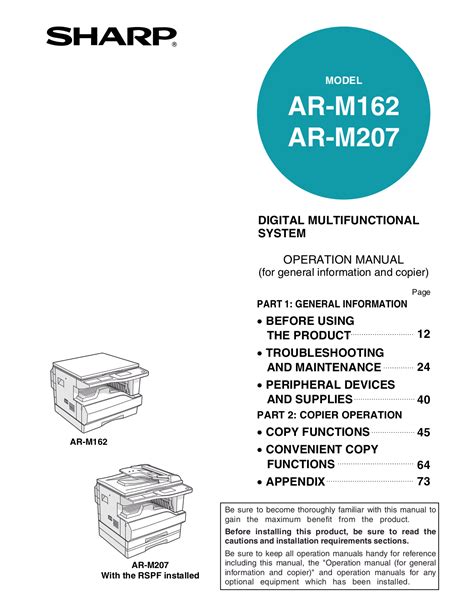 Sharp AR-164 Driver Installation Guide