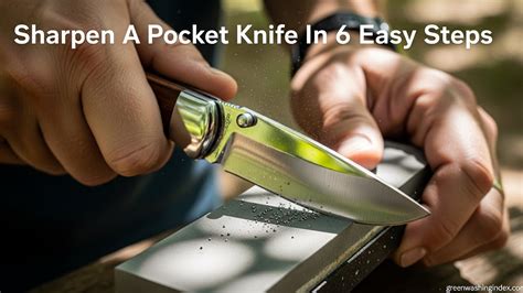 Sharpen Pocket Knife Quickly