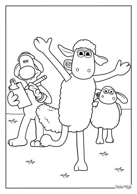 Shaun The Sheep Coloring Pages
