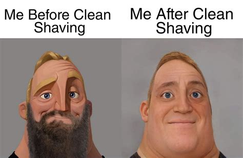 Shaved Face Meme