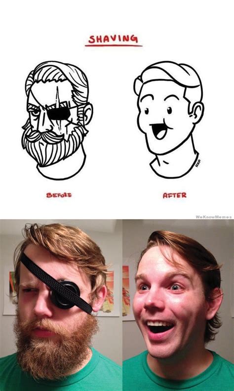 Shaving Beard Meme