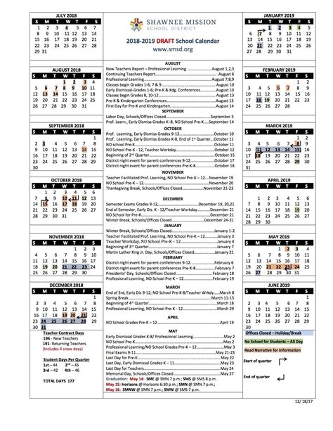 Shawnee State Academic Calendar