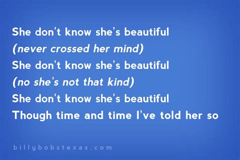 She Don't Know She's Beautiful: Unveiling the Charm and Elegance of Unseen Beauty