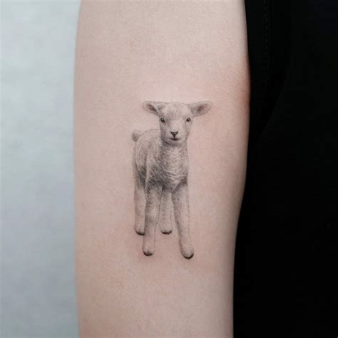 "I'll never be the one to blindly follow" Sheep tattoo