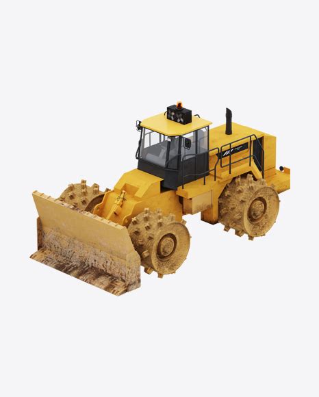 Sheepsfoot Compactor 3D PNG