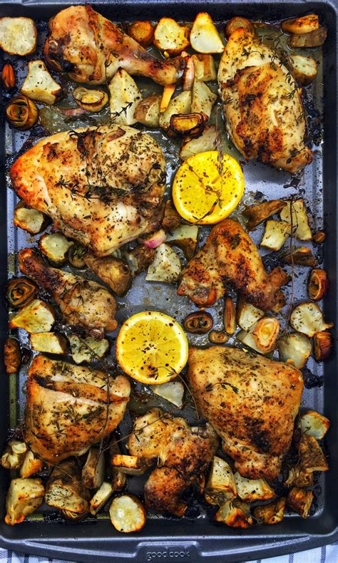 Sheet Pan Lemon Herb Chicken