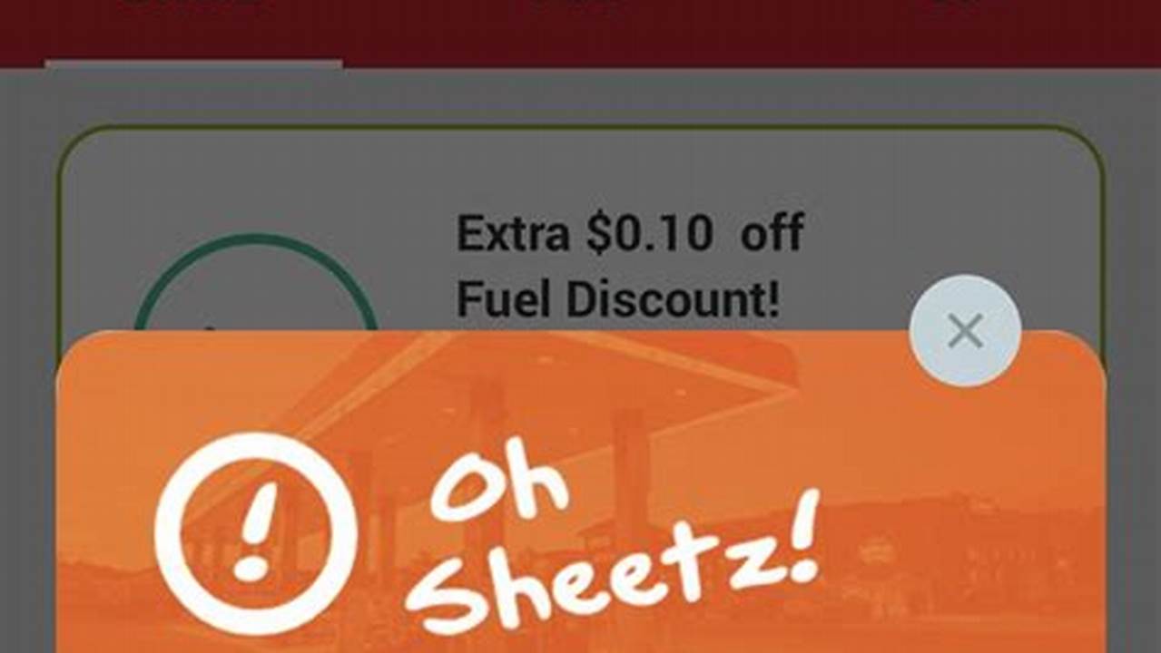 Sheetz Offer Code October 2024