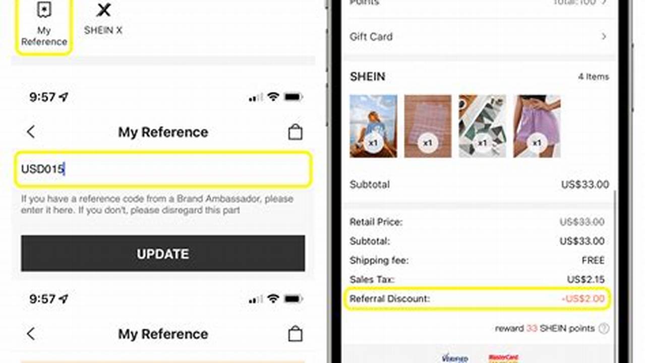 Shein Reference Code