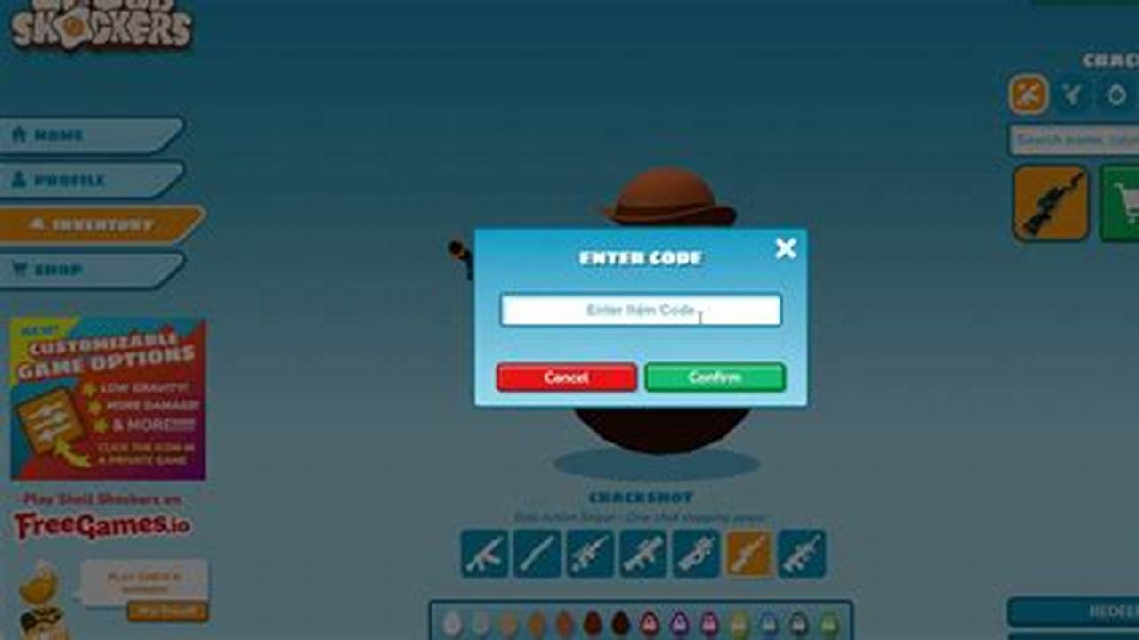 Shell Shockers Codes May 2024 Roblox