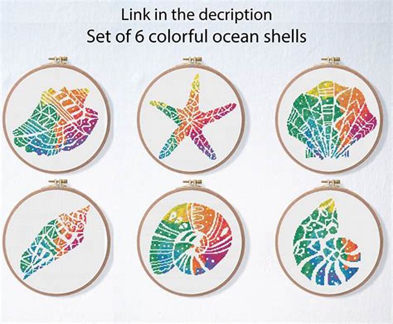 Shell Cross Stitch Pattern
