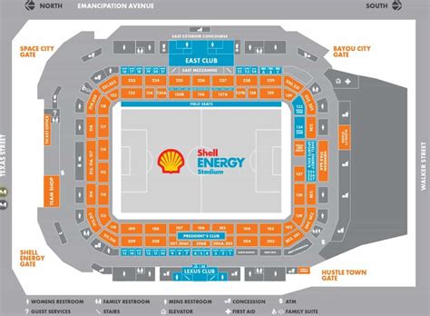 Shell Energy Stadium Seating Chart