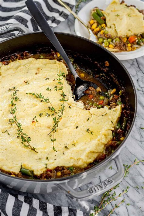 Shepherd's Pie with Creamy Parsnip Mashed Potatoes